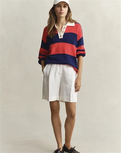 Gant - Linen Blend Shorts - Eggshell